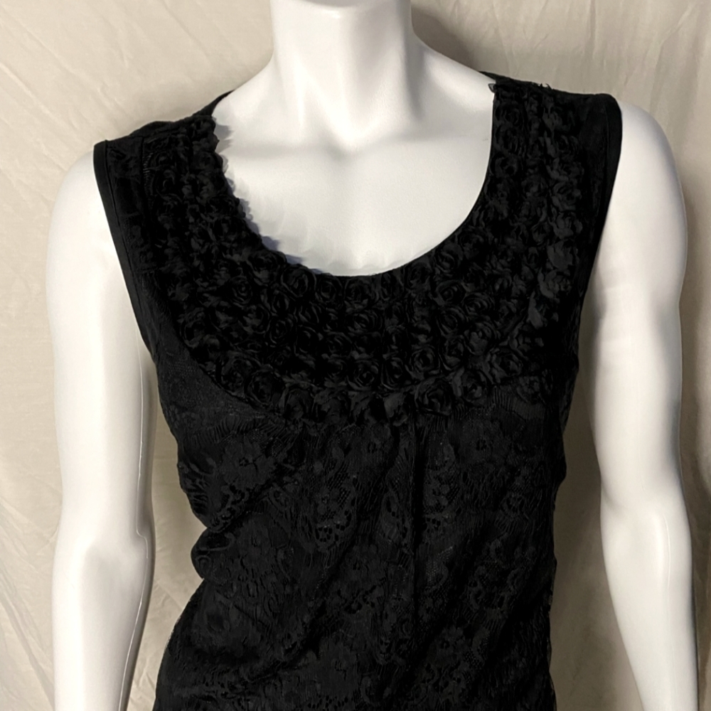 Black Rose sleeveless dress